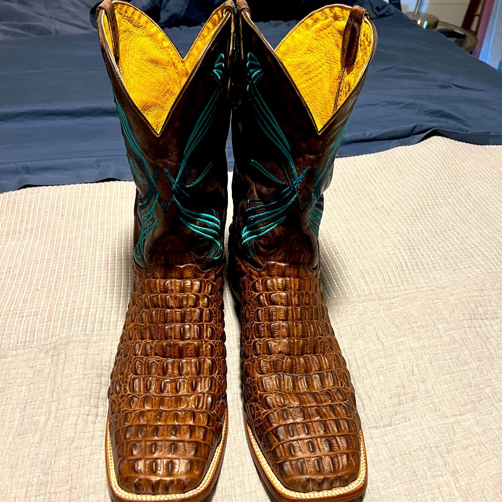 15. D gator skin, cavenders brand only wore a couple times
